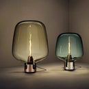 Axyaa Glass LED Desk Lamp: Modern Metal Art Table Light for Living Room Bedroom