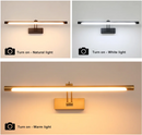 Axyaa Golden Bathroom Wall Sconces Mirror Cabinet Wall Lighting
