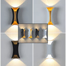 Axyaa Aluminum LED Sconce Wall Lamp: Modern Waterproof Indoor Outdoor Warm Light