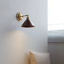 Axyaa Nordic Copper LED Wall Lights for Home Indoor Stair Mirror Bedroom Lamp