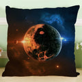 Axyaa Astronomical Map Linen Pillowcase for Home & Office Sofa Decor