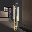 Axyaa Modern Minimalist Chandelier Spiral Staircase Lamp