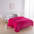 Axyaa Super Soft Reversible Mink Fleece Throw Blanket Twin Queen Size