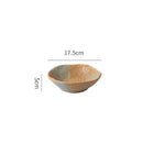 Axyaa Creative Ceramic Dinner Dessert Snack Sushi Steak Plates Vintage Specialty Tableware