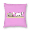 Axyaa Bedroom Living Room Couple Cute Cat Fishing Goma Federa Decor Set