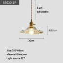 Axyaa Nordic Glass Pendant Light for Dining Room Kitchen Decor