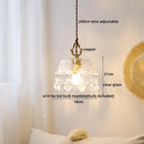 Axyaa Crystal Glass LED Pendant Light - Modern Luxury Chandelier