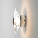 Axyaa Exquisite Crystal Round Wall Lamp for Home Decoration