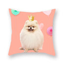 Axyaa Dog Eating Ice Cream Decorative Pillowcase 45x45cm