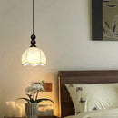 Axyaa LED Fabric Lampshade Chandelier for Home Decor Lighting