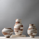 Retro Ceramic Vases by Axyaa: Stylish Dried Flower Vases & Creative Home Decor Ornaments
