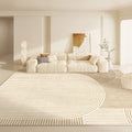 Axyaa Plush Area Rug Stylish Decor Carpet Soft Anti-slip Bedroom Living Room Mat