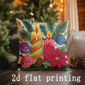 Christmas Pillow Covers Collection by Axyaa: Festive Digital-Printed Cushion Covers for Sofa, Bedroom, or Car