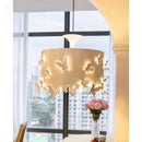 Axyaa Cream White Butterfly Pendant Light for Cozy Spaces