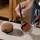 Axyaa Coffee Knock Box Container with Brush - Barista Quality Waste Recycling Bin