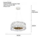 Axyaa Acrylic Wave LED Table Lamp: Modern Luxury Night Light for Bedroom