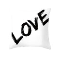 Nordic Cartoon Print Yellow Blue Cushion Cover 45*45cm by Axyaa