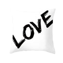 Nordic Cartoon Print Yellow Blue Cushion Cover 45*45cm by Axyaa