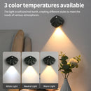 Axyaa Shell Motion Sensor Wall Lamp Spotlight Rechargeable LED Night Light
