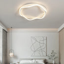 Axyaa Round LED Ceiling Light with Remote Control, Dimmable Chandelier for Living Room