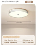 Axyaa LED Ceiling Lamp 40/50cm White Black Modern Nordic Style Lighting Fixture