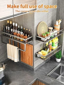Axyaa Kitchen Spice Knife Holder Spice Rack Organizer Spoon Rest