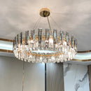 Axyaa Modern Luxury Crystal Chandelier for Home Decor & Lighting