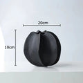 Carambola Ceramic Vase by Axyaa: Creative Plant Pot for Table Decoration and Floral Arrangement