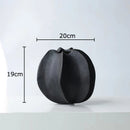 Carambola Ceramic Vase by Axyaa: Creative Plant Pot for Table Decoration and Floral Arrangement