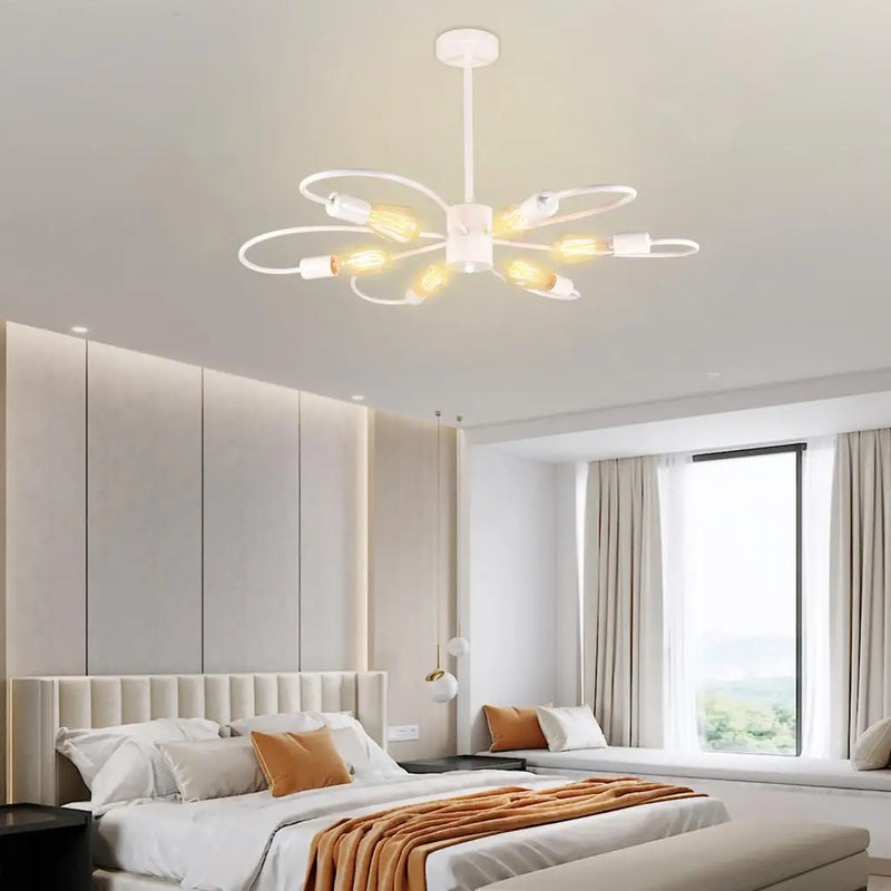 Nordic LED Ceiling Chandeliers by Axyaa for Living Dining Room & Bedroom Lighting