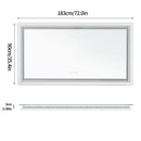 Axyaa Large Bathroom Mirror - Classic Design for Stylish Home Decor