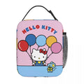 Axyaa Hello Kitty Insulated Lunch Tote for Travel Food Storage - Reusable Thermal Cooler