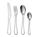 Axyaa Stainless Steel Hollow Handle Dinnerware Set - Knife Fork Spoon Flatware
