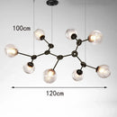 Axyaa Salon Chandelier Pendant Lights Ceiling Lamps for Dining Room Elegant Indoor Lighting