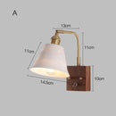 Nordic Copper Bedroom Wall Light by Axyaa: Adjustable LED, Zipper Switch, E27 Bulb
