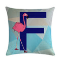 Axyaa Animal Print Linen Pillowcase Set