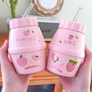 Axyaa Cute Fruits Ceramic Mugs 480ml