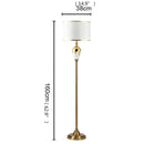 Axyaa Modern LED Ceramic Floor Lamp for Home Living Room Décor