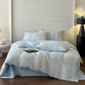 Axyaa Cotton Three-ply Gauze Queen Bedding Set - Soft & Breathable Duvet Cover Set