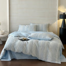 Axyaa Cotton Three-ply Gauze Queen Bedding Set - Soft & Breathable Duvet Cover Set