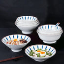 Axyaa Japanese Melamine Noodle Bowl - Large Soup & Ramen Bowl for Home Kitchen