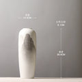 Hand-Painted Landscape Ceramic Vase by Axyaa for Living Room Decoration with Fresh Flowers