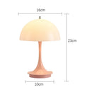 Axyaa Mushroom Table Lamp USB Rechargeable LED Night Light for Bedroom and Dining Rooms