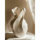 Axyaa Nordic Ceramic Vase: Rotating Aesthetic Decor for Tabletop, Entryway & Dining Aesthetic