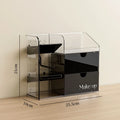 Axyaa Cosmetic Storage Box: Makeup Organizer with Drawers & Lipstick Holder