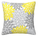 Axyaa Colorful Floral Pattern Throw Pillow Covers for Sofa Bedroom Car