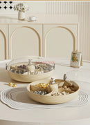 Axyaa Fruit & Snack Tray: Stylish Living Room Storage for Dried Fruits, Candy, Coffee Table