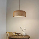 Axyaa Antique Brown Wabi Sabi E27 Pendant Lights - Nordic LED Ceiling Chandeliers