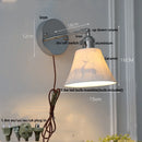 Axyaa Iron Ceramic LED Wall Lights Modern Living Room Bedroom Sconce Wandlamp