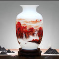 Axyaa Jingdezhen Chinese Ceramic Vase Home Decoration Palace Ornament